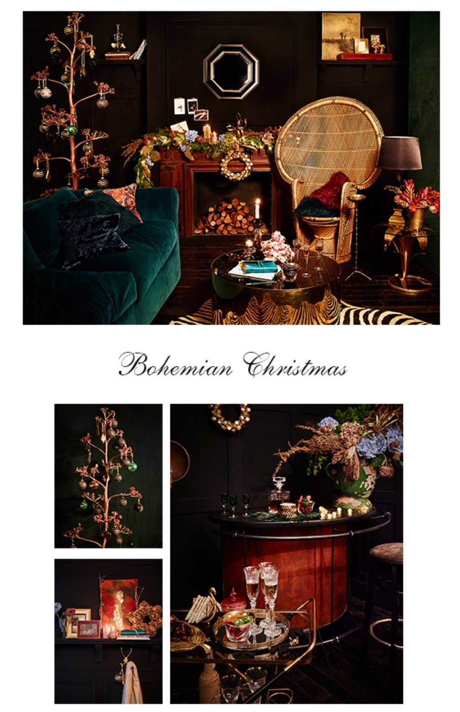 Catálogo navideño: decoración metálica en Navidad