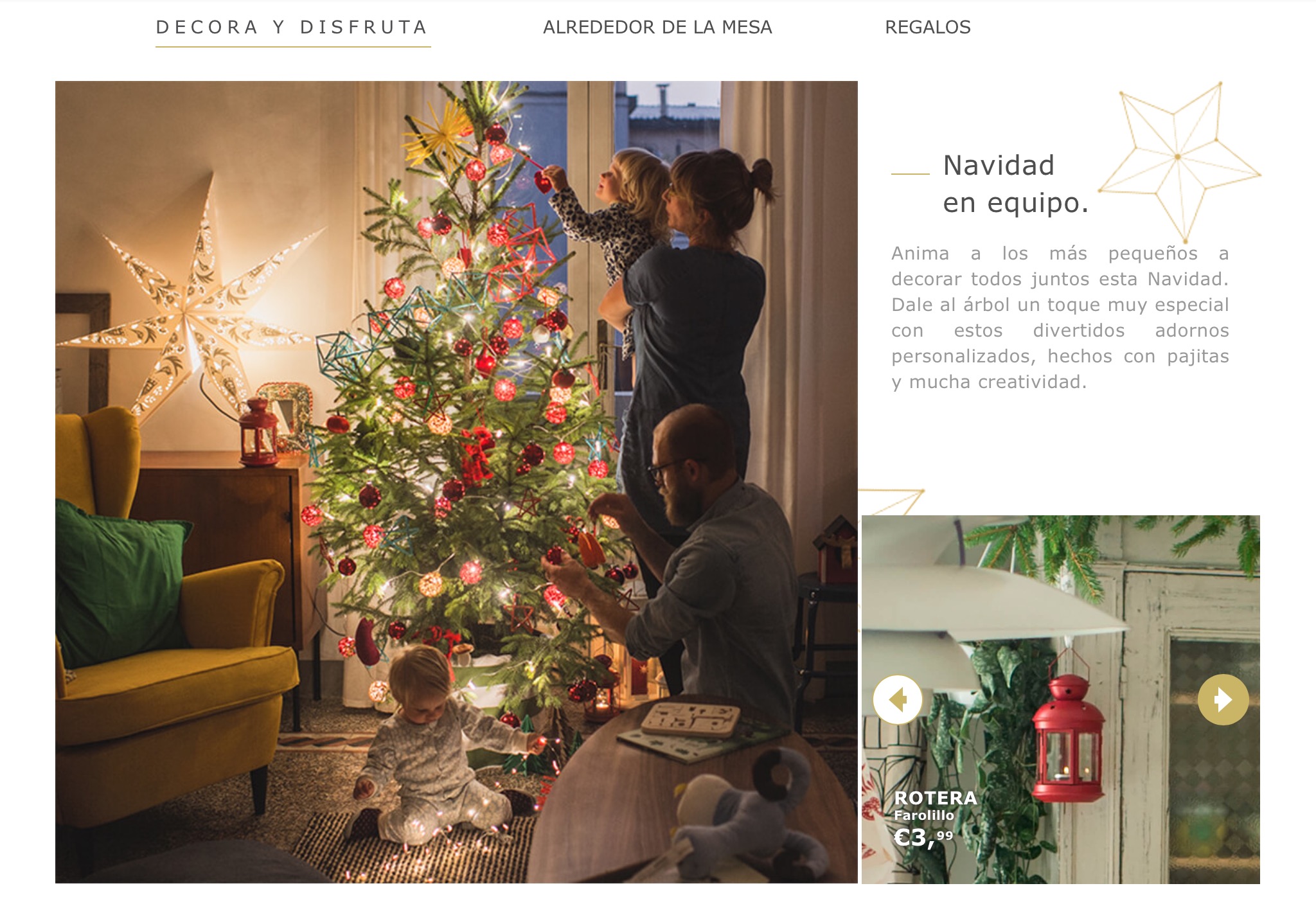 Catálogo navideño: Navidad en equipo